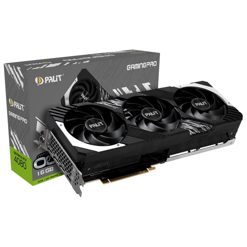 Carte Graphique - Palit RTX 4080 GAMINGPRO OC 16GB GDDR6X