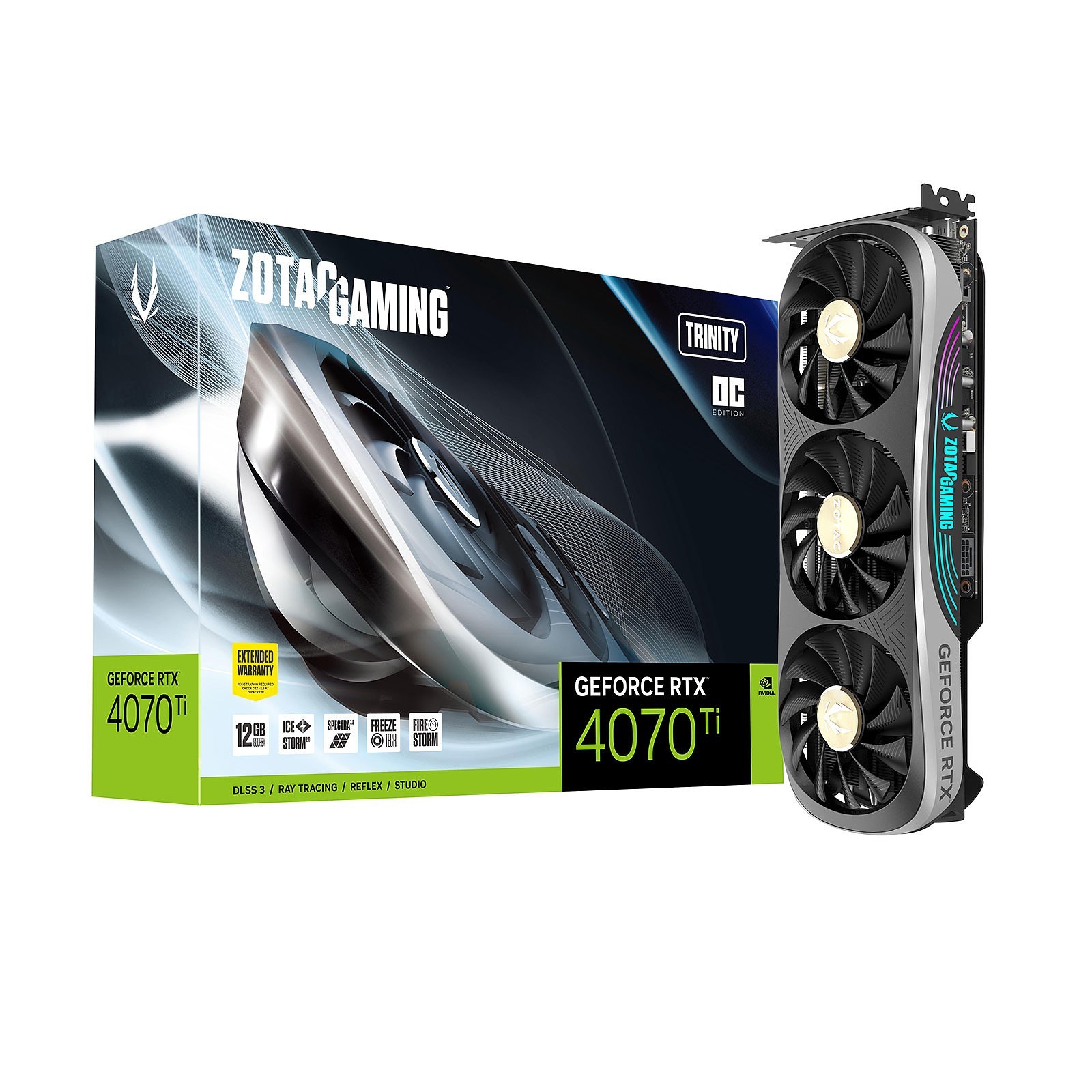 Carte Graphique - ZOTAC GAMING GeForce RTX 4070 Ti Trinity OC - Tunisie