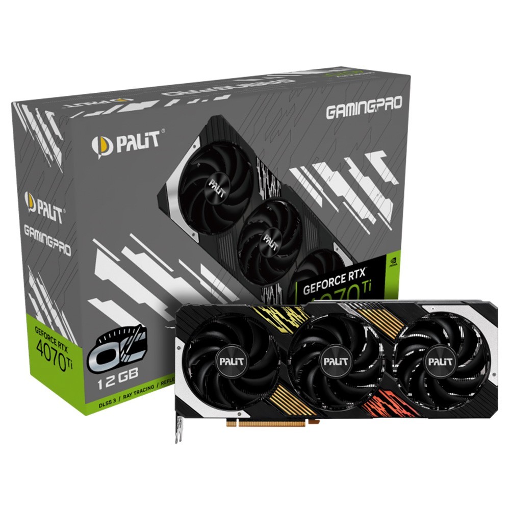 Carte Graphique - PALIT RTX 4070 Ti GAMINGPRO OC 12GB GDDR6X - Tunisie