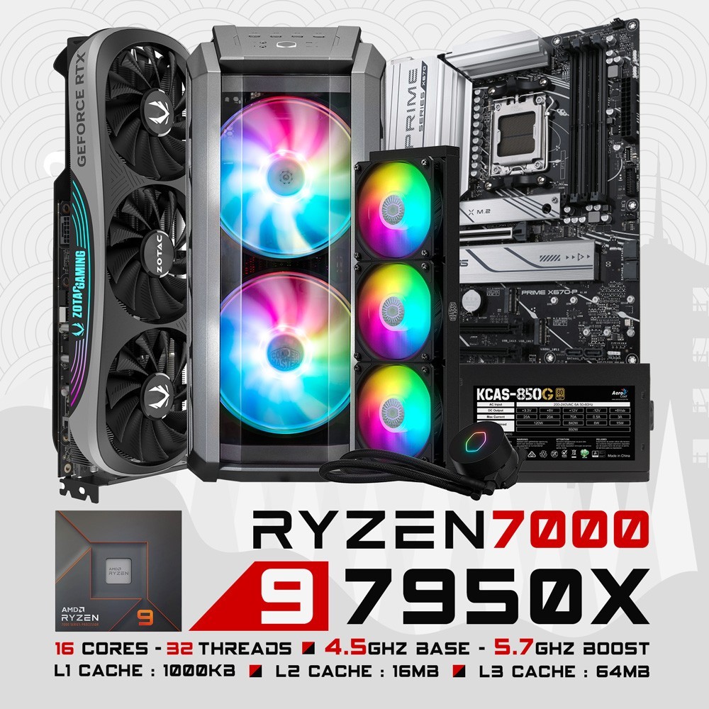 PC Gamer - Ryzen 9 7950X -... - Tunisie