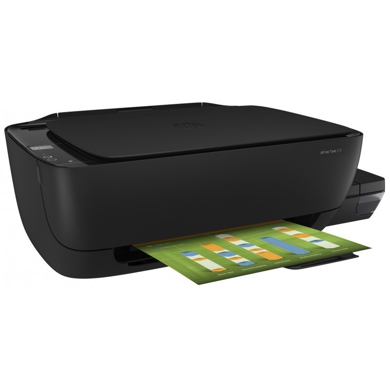 Imprimante HP Ink Tank 315 Couleur 3-en-1 avec Wi-Fi, numérisation et copie