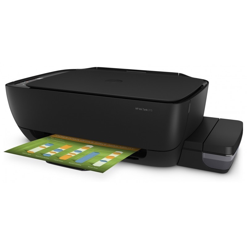 Imprimante HP Ink Tank 315 Couleur 3-en-1 avec Wi-Fi, numérisation et copie