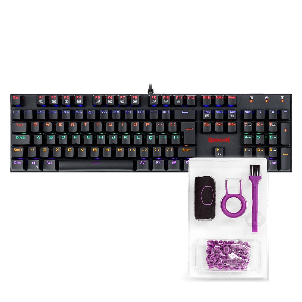 Clavier Gamer - mécanique Redragon K565R RUDRA Rainbow (azerty)