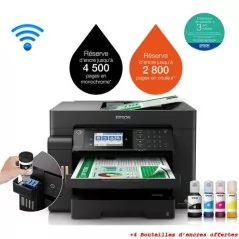 Caractéristiques de l'imprimante jet d'encre Epson EcoTank L15150 4en1 A3+ couleur Wi-Fi - Tunisie