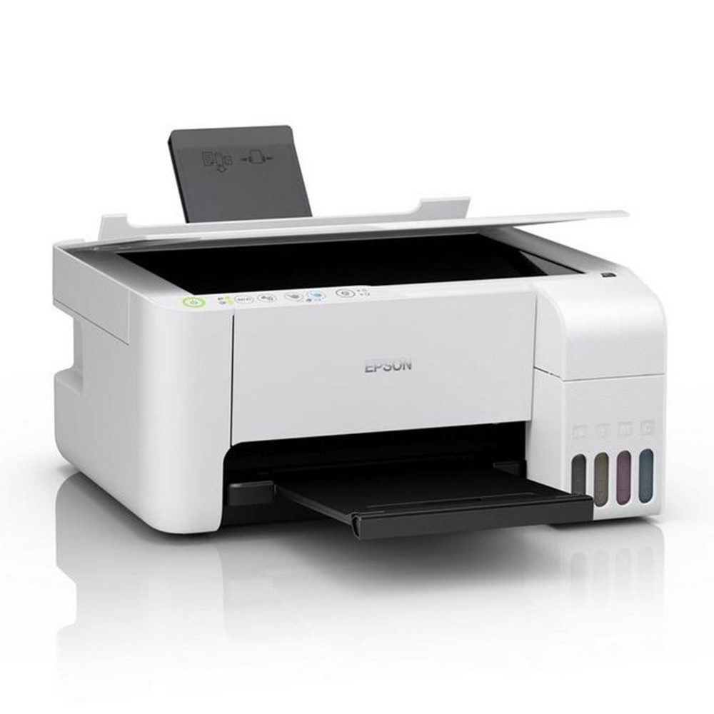 IMPRIMANTE À RÉSERVOIR INTÉGRÉ EPSON ECOTANK L3156 3EN1 COULEUR - BLANC