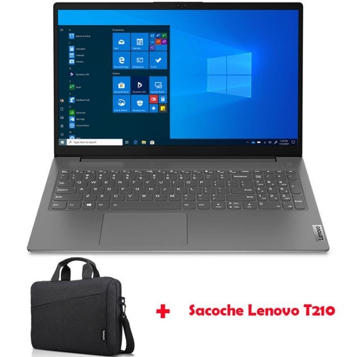 PC Portable - Lenovo V15 G2 ITL i3 11è génération - Noir