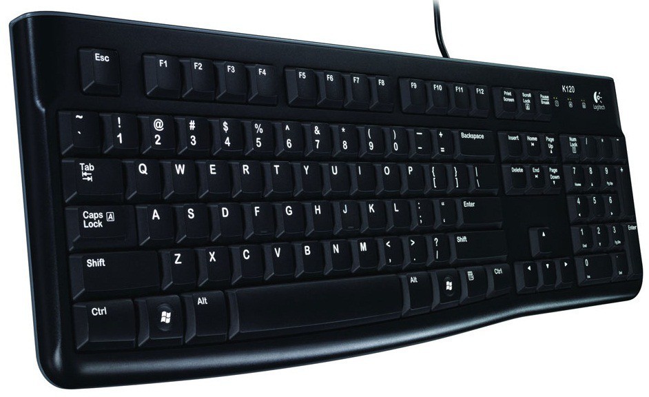 CLAVIER FILAIRE LOGITECH USB K120 - NOIR - Tunisie