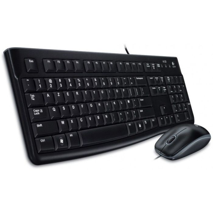 ENSEMBLE CLAVIER & SOURIS LOGITECH MK120 USB - Tunisie