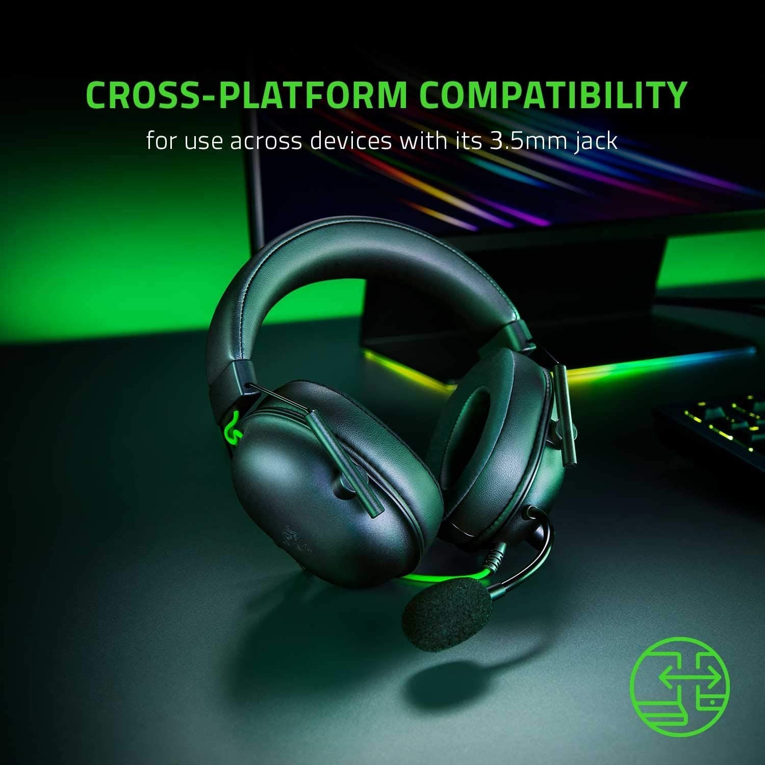 MICRO CASQUE GAMER - RAZER BLACKSHARK V2X - NOIR