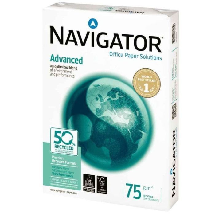 RAMETTES PAPIER BLANC NAVIGATOR A4 90 G/M² 500 FEUILLES