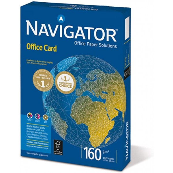 Rame Papier office Navigator A4 - 160gr - 250 Feuilles - Tunisie