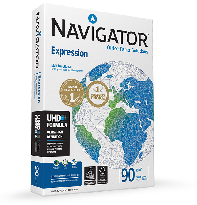 Rame Papier Expression Navigator A4 - 90gr - 500 Feuilles