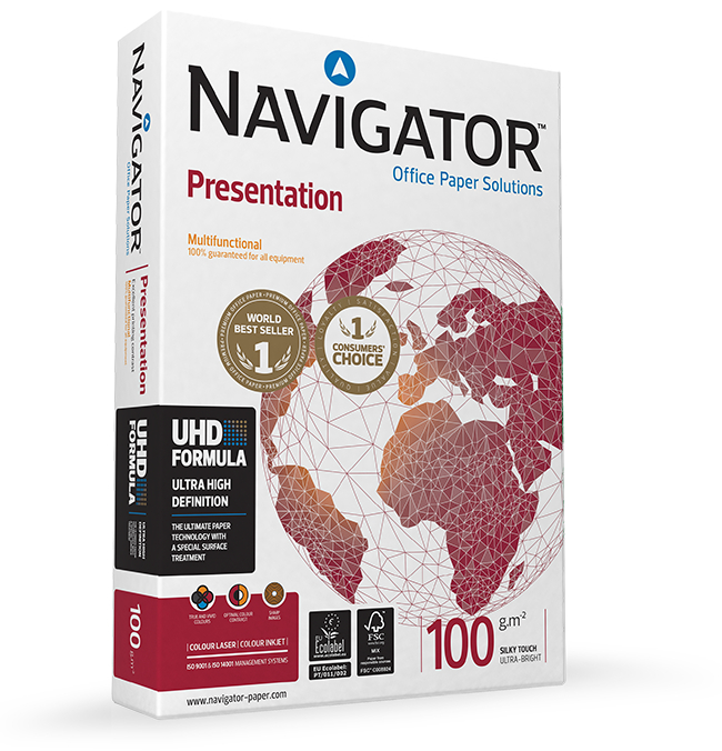Rame Papier Presentation Navigator A4 - 100gr - 500 Feuilles - Tunisie