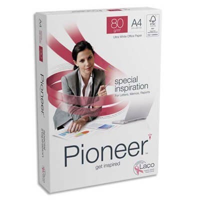 Rame Papier Pioneer A4 - 80gr - 500 Feuilles - Tunisie