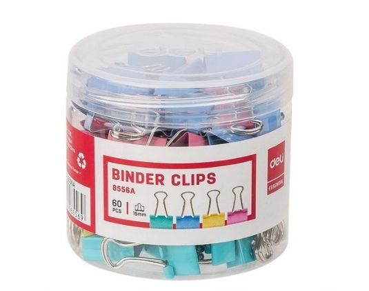 BINDER CLIP DELI 15MM TUBE/60