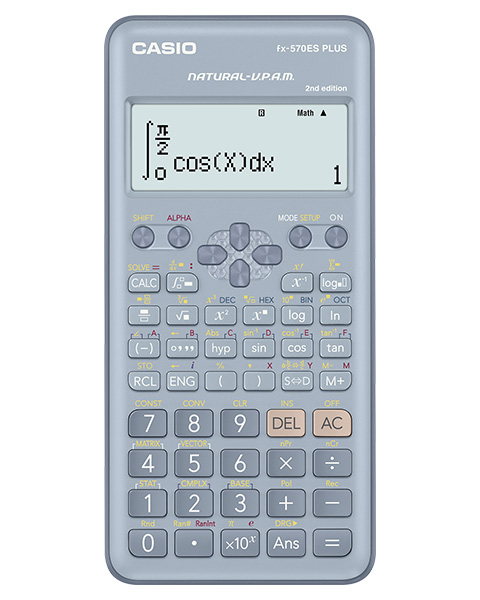 Calculatrice scientifique CASIO FX-570ES Plus - Bleu