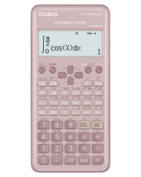 Calculatrice scientifique CASIO FX-570ES Plus - Rose - Tunisie