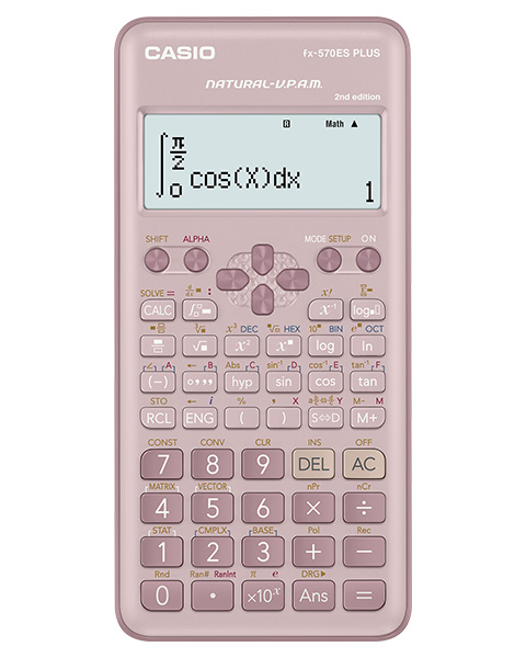 Calculatrice scientifique CASIO FX-570ES Plus - Rose