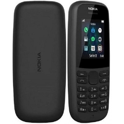 TÉLÉPHONE PORTABLE NOKIA 105 DOUBLE SIM - CHARCOAL - Tunisie