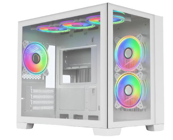 Boitier Gamer Titan Lumina Glass M711 White - Tunisie