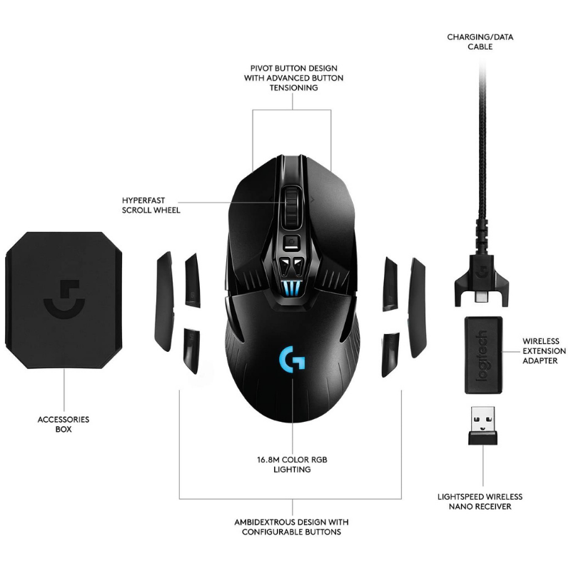 SOURIS GAMER - LOGITECH G903 - SANS FIL