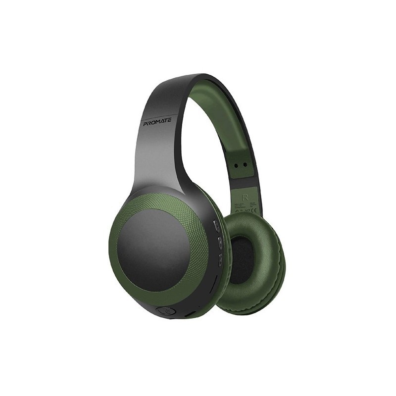 CASQUE SANS FIL BLUETOOTH PROMATE LABOCA - VERT NUIT