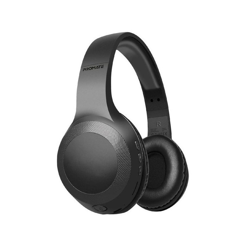 CASQUE SANS FIL BLUETOOTH PROMATE LABOCA - NOIR - Tunisie