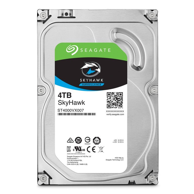 DISQUE DUR INTERNE 3.5" SEAGATE SKYHAWK SURVEILLANCE 4 TO - Tunisie