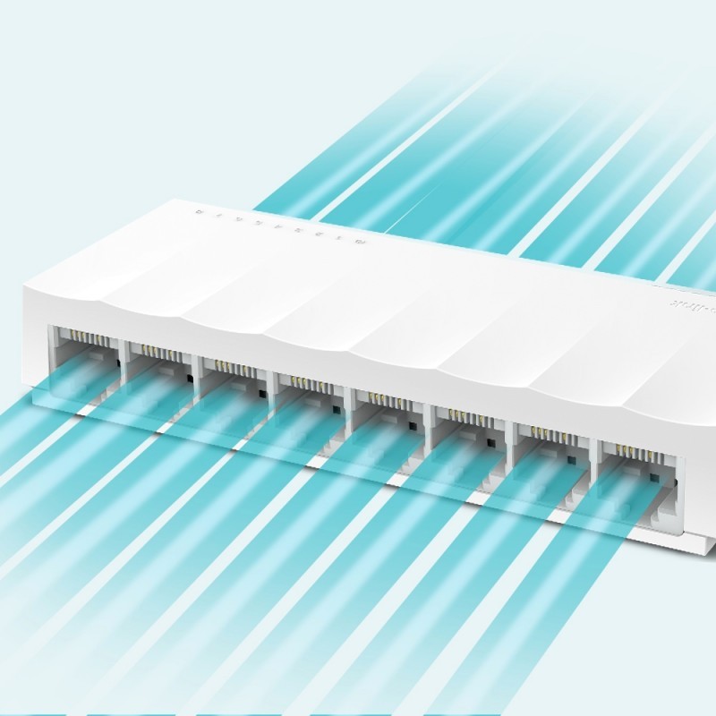 SWITCH DE BUREAU TP-LINK LS1008 8 PORTS 10/100 MBPS - Tunisie
