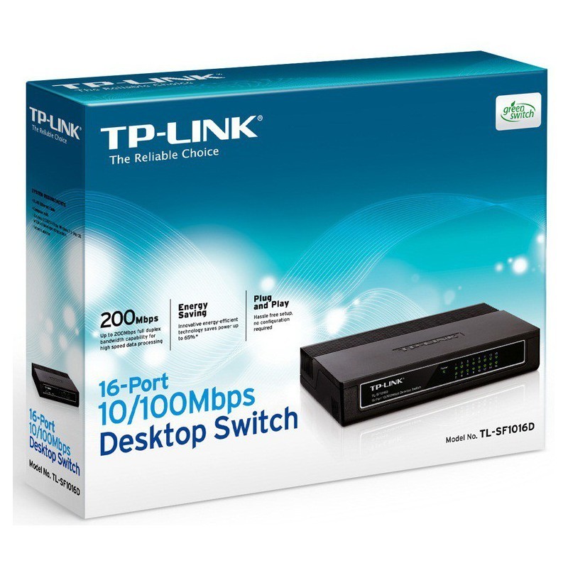 SWITCH TP-LINK 16 PORTS 10/100 MBPS