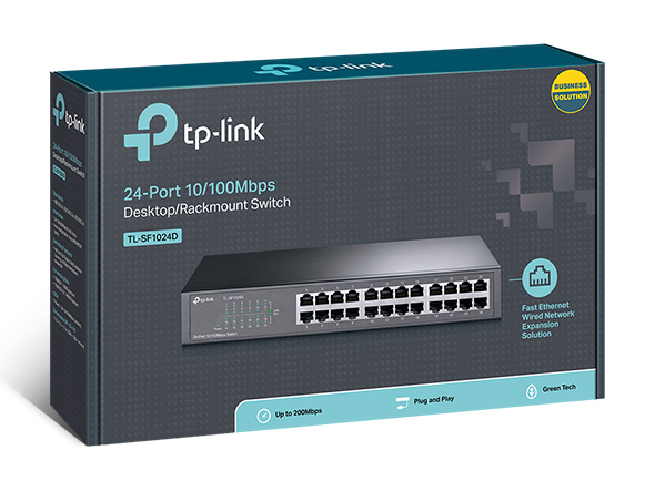 SWITCH TP-LINK TL-SF1024D 24 PORTS 10/100 MBPS