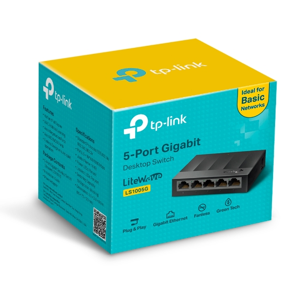 SWITCH TP-LINK TL-LS1005G 5 PORTS - Tunisie