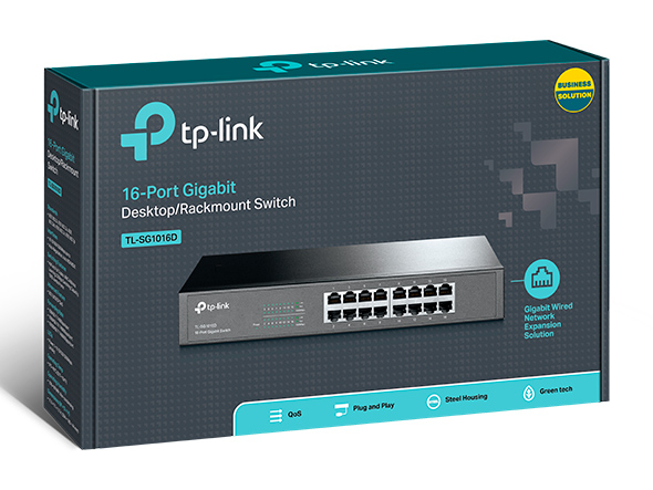 SWITCH TP-LINK TL-SG1016D 16 PORTS 10/100/1000M - Tunisie