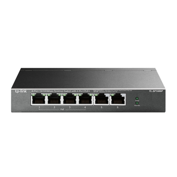 SWITCH DE BUREAU TP-LINK TL-SF1006P 6 PORTS 10/100MBPS - Tunisie