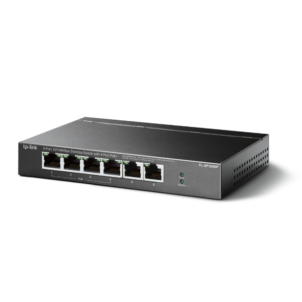 SWITCH DE BUREAU TP-LINK TL-SF1006P 6 PORTS 10/100MBPS