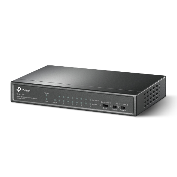 SWITCH DE BUREAU TP-LINK TL-SF1009P 9 PORTS 10/100MBPS - Tunisie