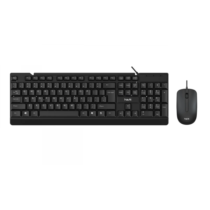 ENSEMBLE CLAVIER & SOURIS FILAIRE HAVIT HV-KB272CM - NOIR