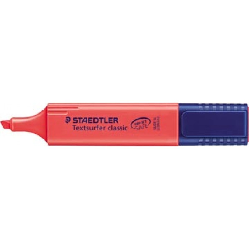 SURLIGNEURS STAEDTLER TEXTSURFER CLASSIC - ROUGE - Tunisie