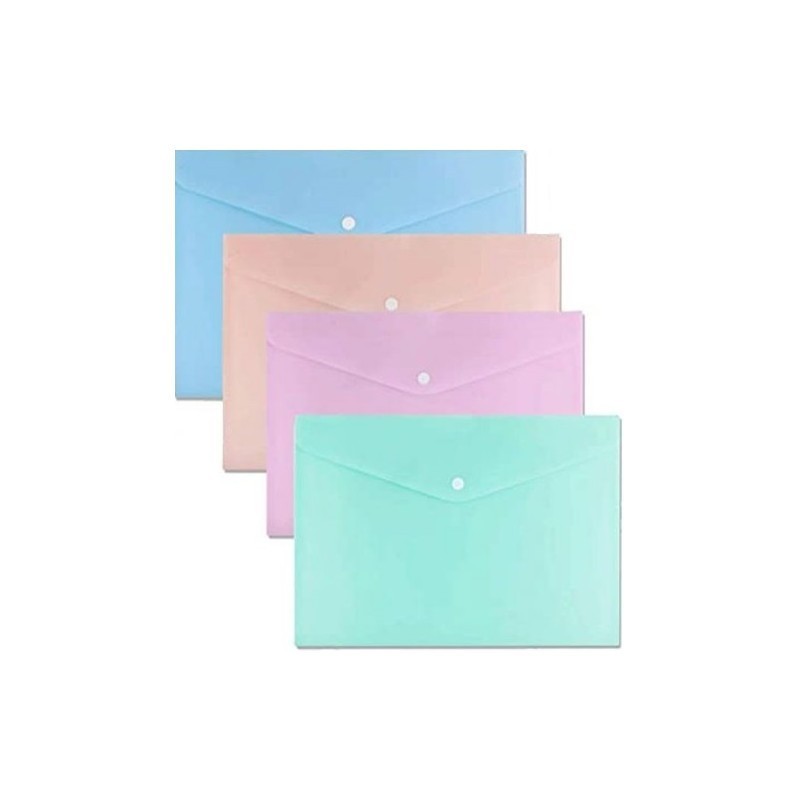 POCHETTE À BOUTON PP COSTO A4+ PP PASTEL - Tunisie