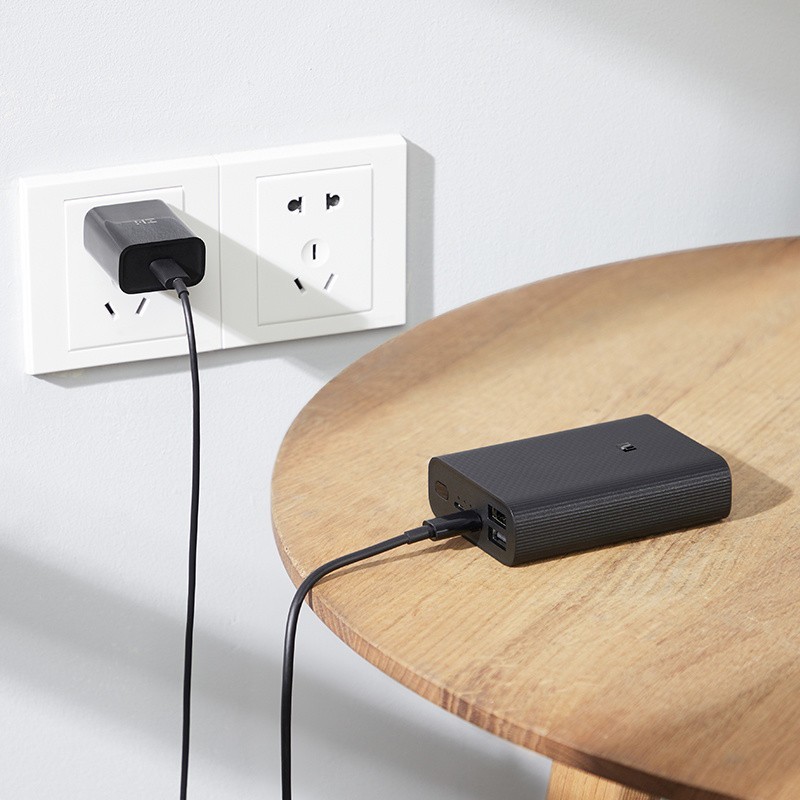 POWER BANK XIAOMI 3 ULTRA COMPACT 10000MAH - NOIR - Tunisie