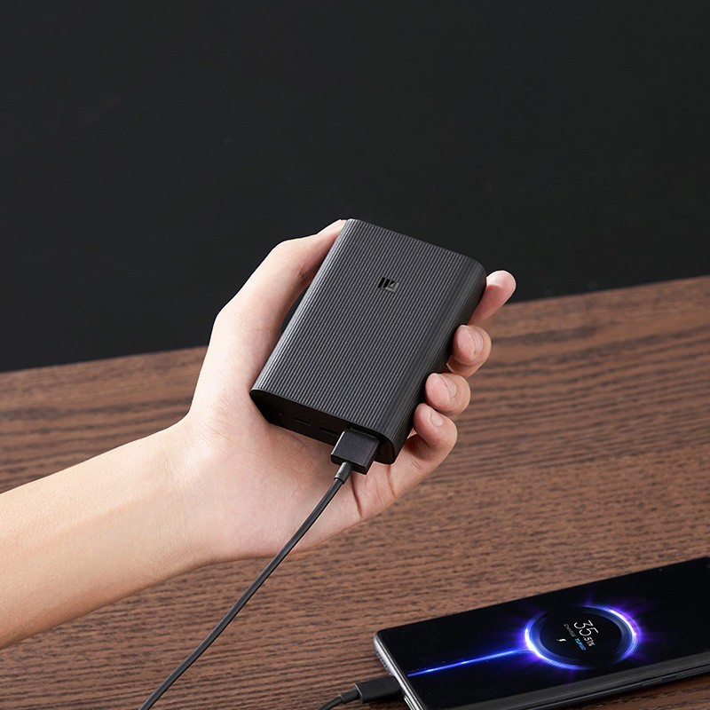 POWER BANK XIAOMI 3 ULTRA COMPACT 10000MAH - NOIR - Tunisie