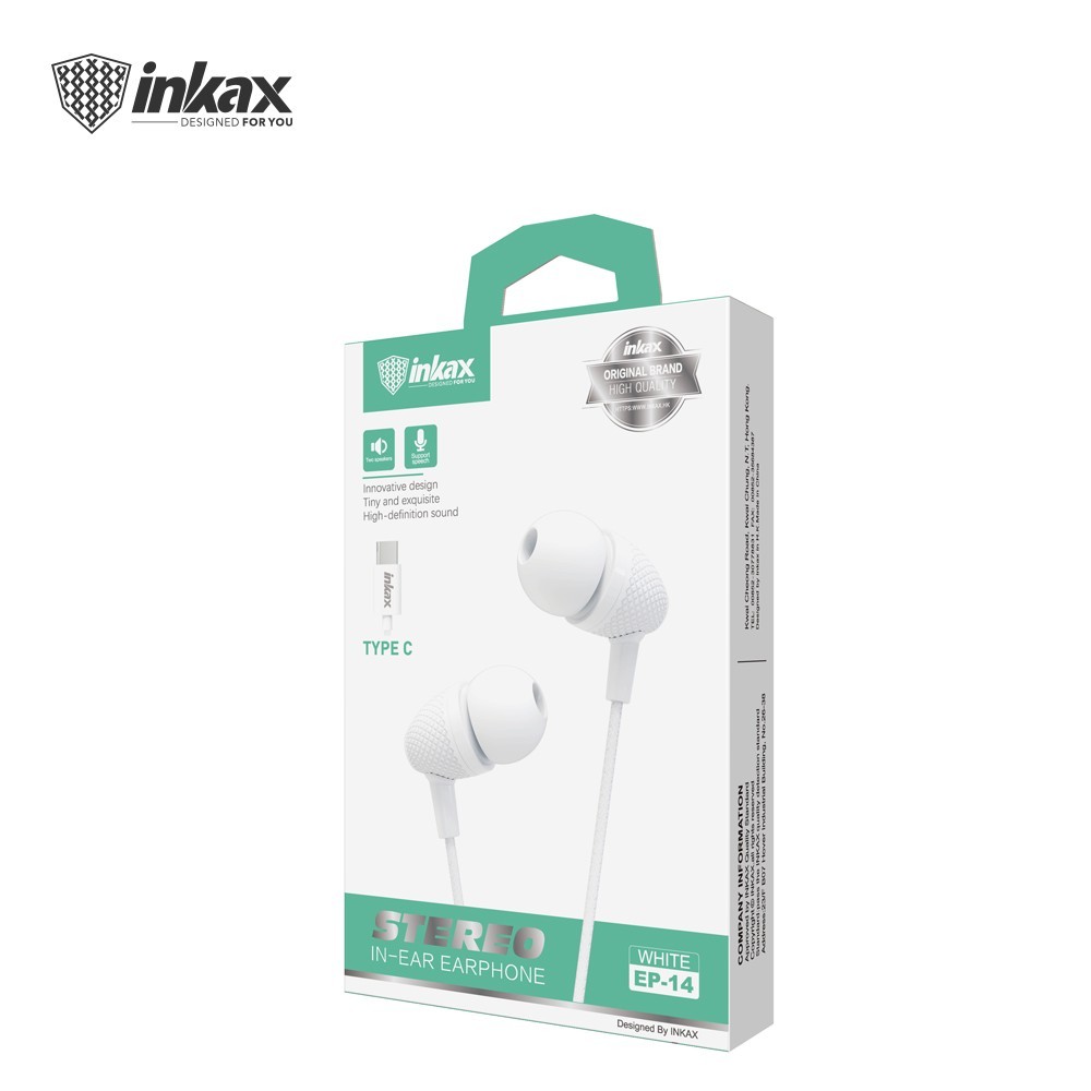 CÂBLE USB VERS MICRO USB INKAX CK-65 2.1A 2M - BLANC