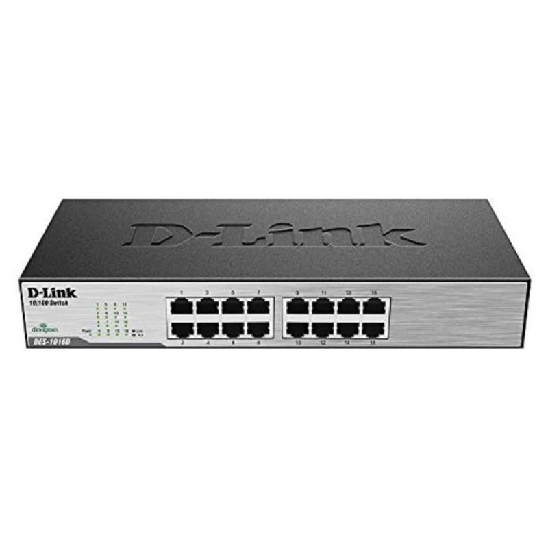 SWITCH D-LINK 16 PORTS 10/100 MBPS - NOIR - Tunisie