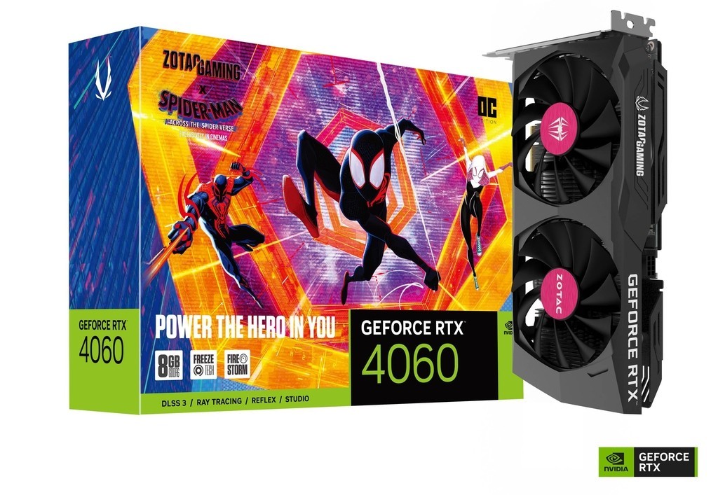 Carte Graphique - ZOTAC GAMING GeForce RTX 4060 8GB OC SPIDERMAN ED GDDR6 - Tunisie