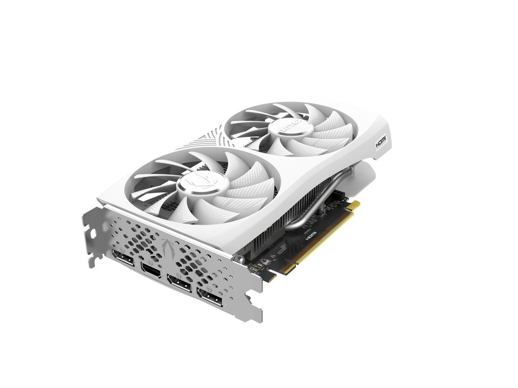 Carte Graphique - ZOTAC GAMING GeForce RTX 4060 8GB TWIN EDGE OC WHITE ED GDDR6