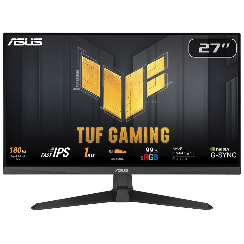 Ecran Gamer - ASUS 27" GAMING TUF IPS 180Hz FULL HD - Tunisie