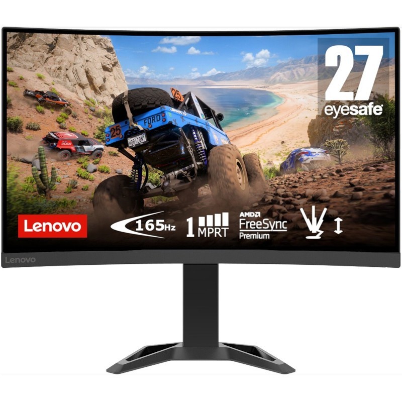 Ecran Gamer - Lenovo 27" Full HD Incurvé 1Ms 165Hz - Tunisie