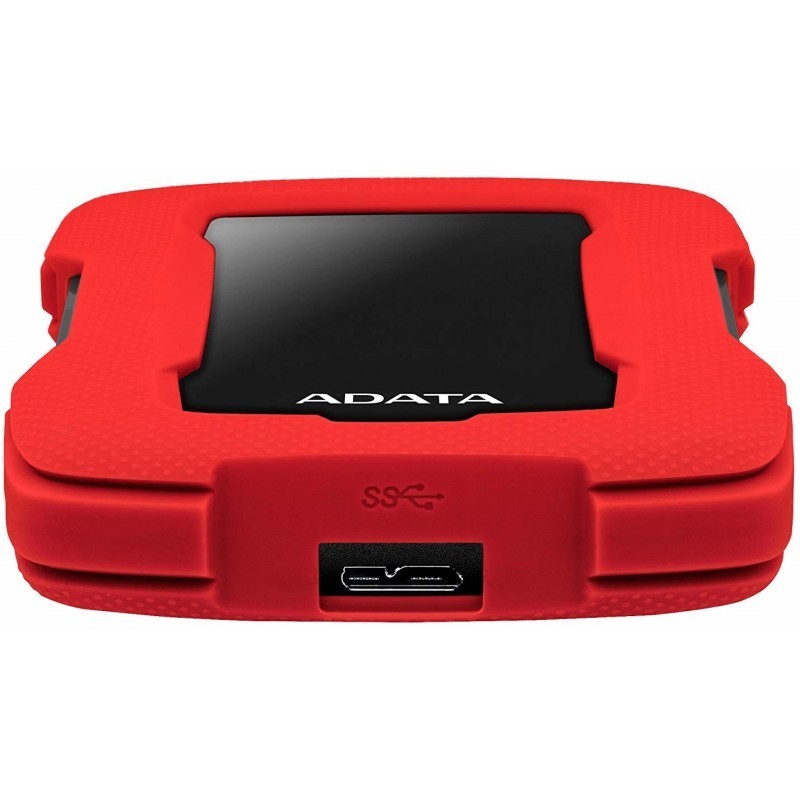 DISQUE DUR EXTERNE ANTICHOC ADATA HD330 1TO USB 3.2 - ROUGE