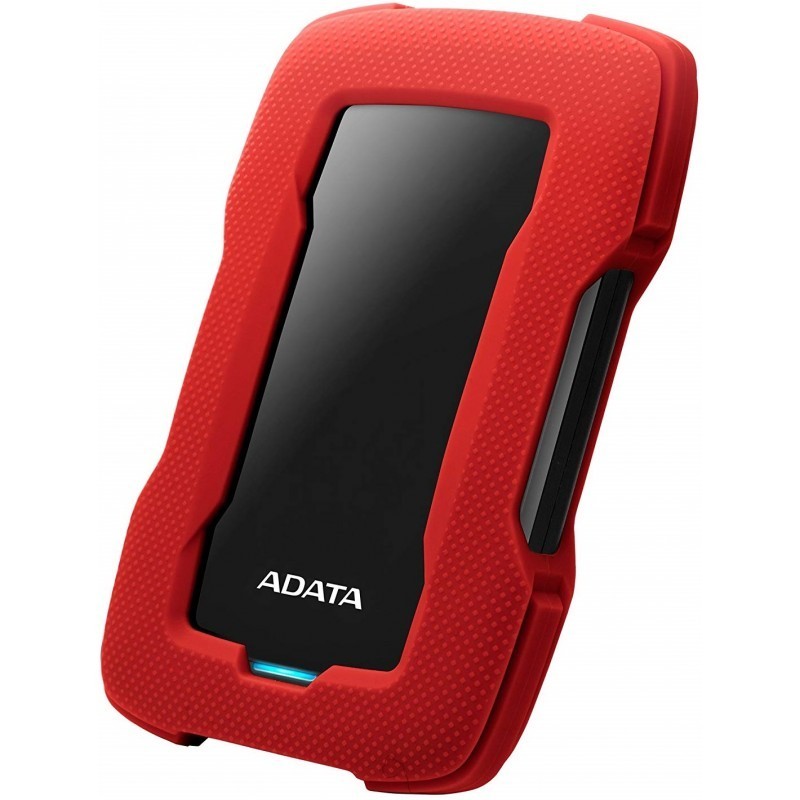 DISQUE DUR EXTERNE ANTICHOC ADATA HD330 1TO USB 3.2 - ROUGE - Tunisie