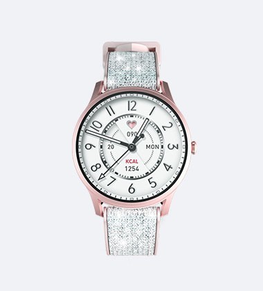 MONTRE CONNECTÉE KIESLECT LADY LORA PINK